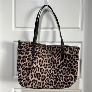 Kate Spade leopard print shoulder bag